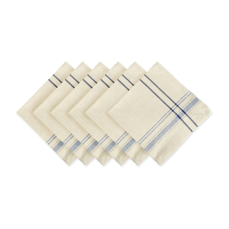 Design Imports French Stripe 6-pc. Napkins