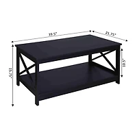 Oxford Coffee Table with Shelf