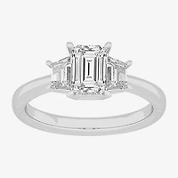 G-H / Si1-Si2) Womens / CT. T.W. Lab Grown White Diamond 14K Gold 3-Stone Engagement Ring
