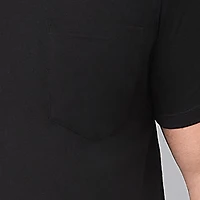 St. John's Bay Super Soft Pocket Mens Crew Neck Short Sleeve Quick Dry Big and Tall T-Shirt