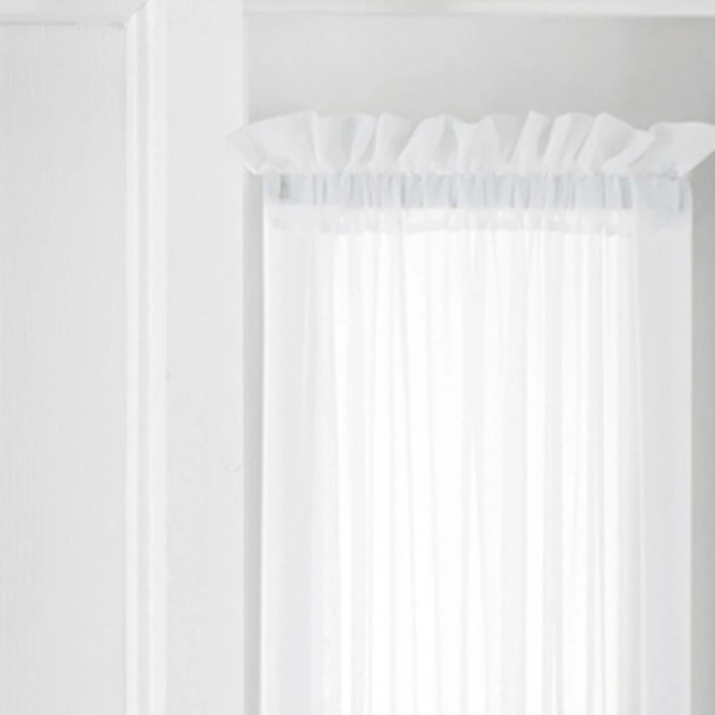 Liz Claiborne Lisette Sheer Rod Pocket Single Sidelight Curtain