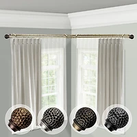 Rod Desyne Celio Corner Double Curtain
