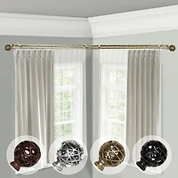 Rod Desyne Leannette Corner Double Curtain