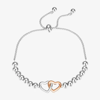 Footnotes Womens Heart Bolo Bracelet