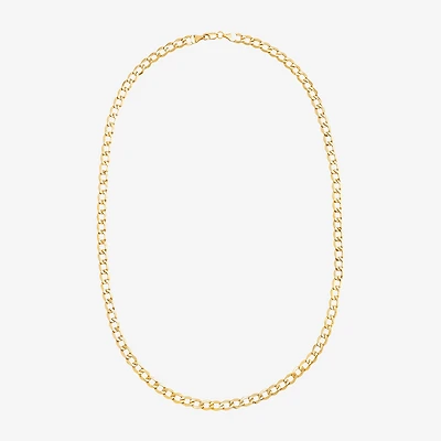Made in Italy Unisex Adult 14K Gold 22 Inch Curb Chain Necklace