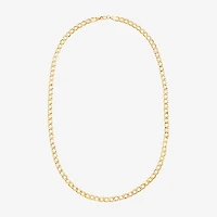 Made in Italy Unisex Adult 14K Gold 22 Inch Curb Chain Necklace