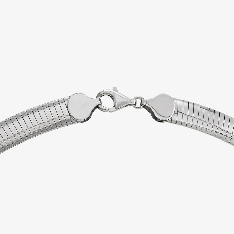 Limited Quantities! Reversible Womens Sterling Silver 17 Inch Chain Necklace