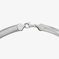 Limited Quantities! Reversible Womens Sterling Silver 17 Inch Chain Necklace