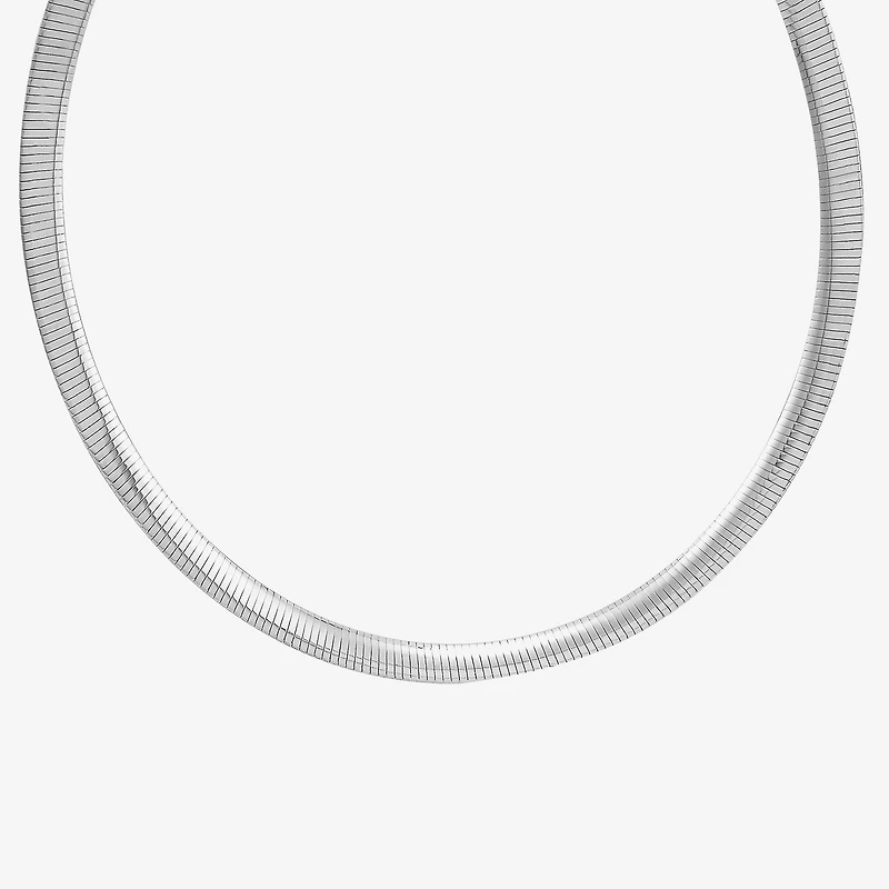 Limited Quantities! Reversible Womens Sterling Silver 17 Inch Chain Necklace