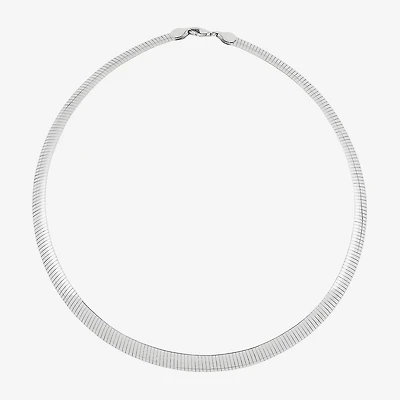 Limited Quantities! Reversible Womens Sterling Silver 17 Inch Chain Necklace