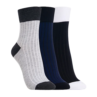 Clarks Womens 3 Pair Low Cut Socks