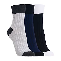 Clarks Womens 3 Pair Low Cut Socks