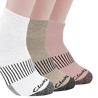 Clarks Womens 6 Pair Low Cut Socks