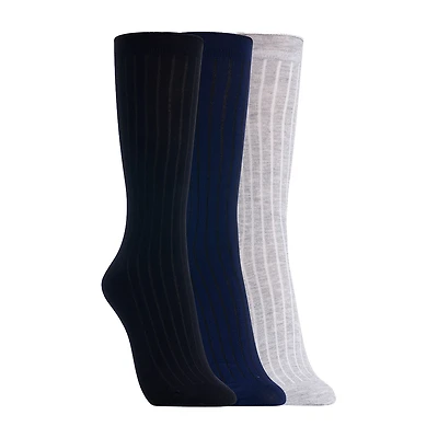Clarks Womens 3 Pair Crew Socks