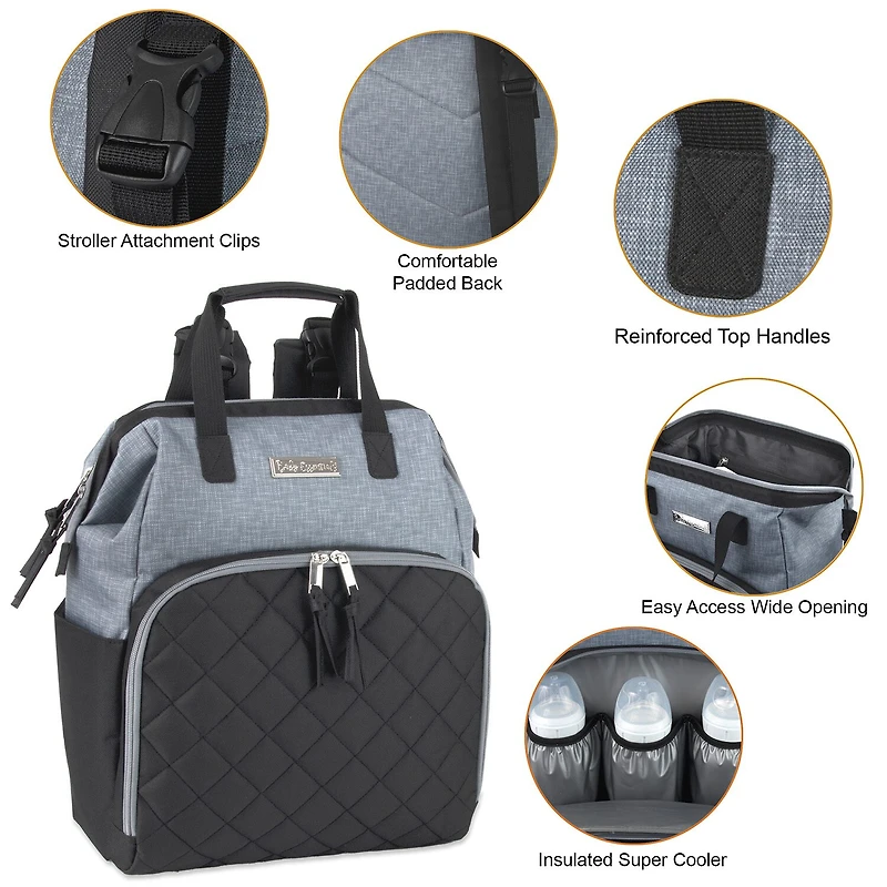 Baby Essentials Adjustable Straps Diaper Bag