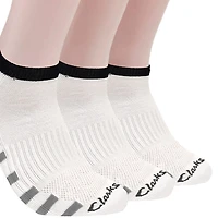 Clarks Mens 6 Pair Low Cut Socks