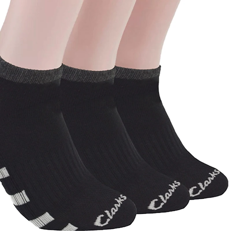 Clarks Mens 6 Pair Low Cut Socks