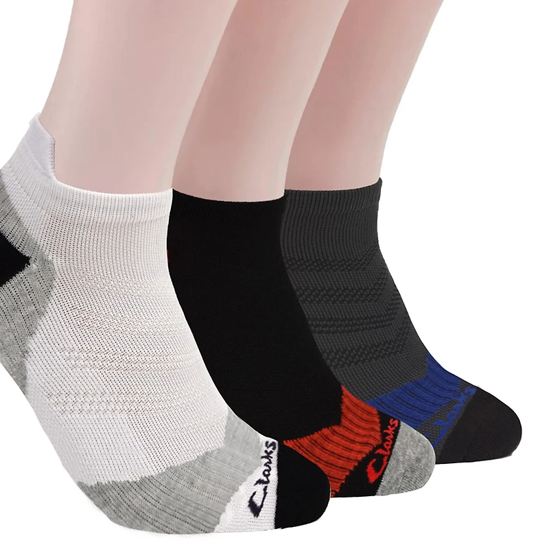 Clarks Mens 6 Pair Low Cut Socks
