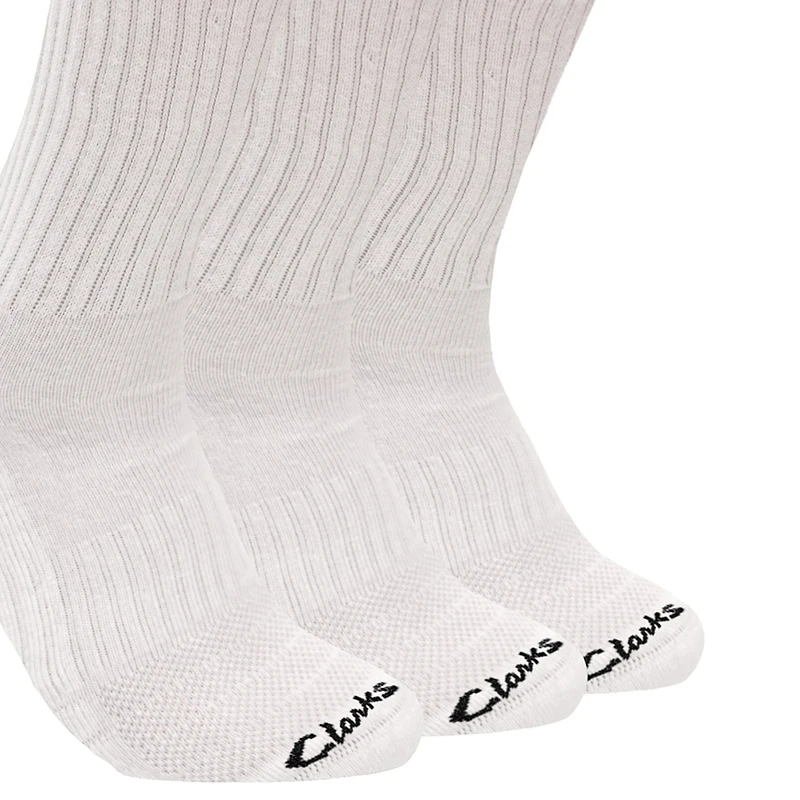 Clarks Mens 6 Pair Crew Socks
