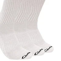 Clarks Mens 6 Pair Crew Socks