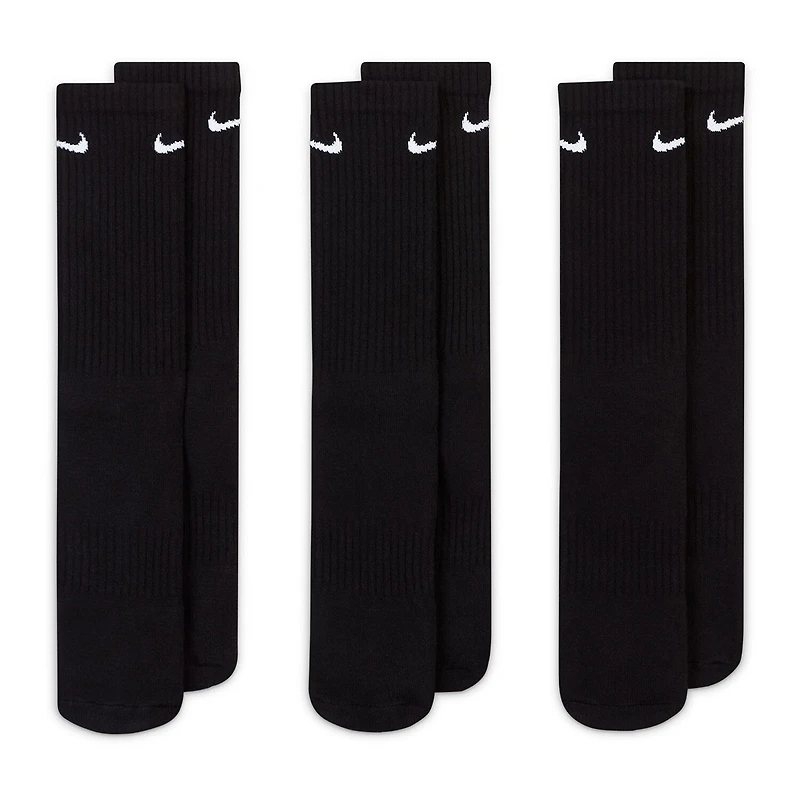 Nike Everyday Cushioned Unisex Adult 3 Pair Crew Socks