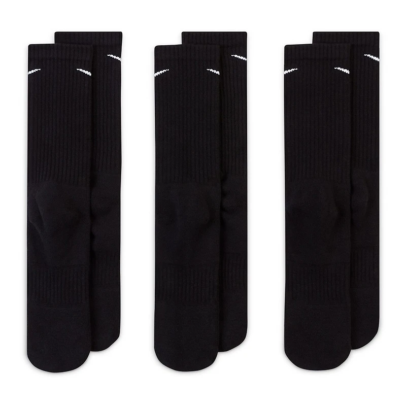Nike Everyday Cushioned Unisex Adult 3 Pair Crew Socks