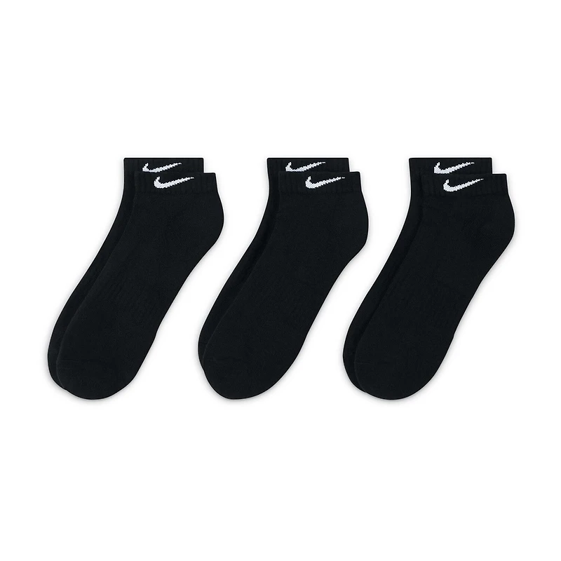 Nike Everyday Cushioned Unisex Adult Multi-Pack 3 Pair Low Cut Socks