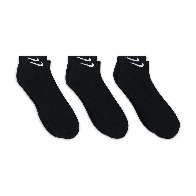 Nike Everyday Cushioned Unisex Adult Multi-Pack 3 Pair Low Cut Socks