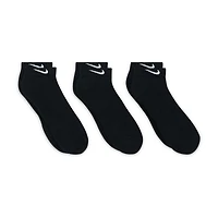 Nike Everyday Cushioned Unisex Adult Multi-Pack 3 Pair Low Cut Socks