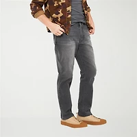 mutual weave Mens Stretch Fabric Tapered Leg Athletic Fit Jean