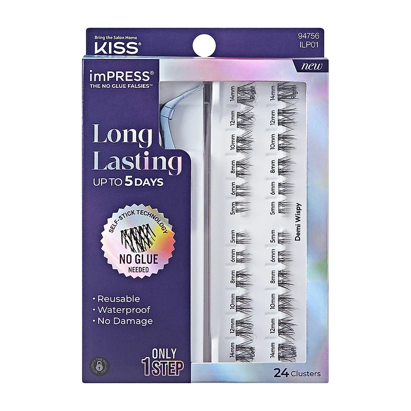 Kiss Lashes Impress Long Lasting Demi Wispy