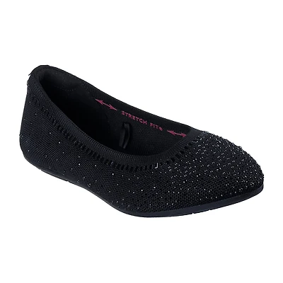 Skechers Cleo 2.0 Mesmerizing Nights Womens Round Ballet Flats