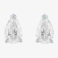 ( E-F/Si1-Si2 ) 1 CT. T.W. Lab-Grown Diamond 10K Gold 7.3mm Pear Stud Earrings