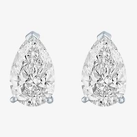 ( E-F/Si1-Si2 ) 2 CT. T.W. Lab-Grown Diamond 14K Gold 8.8mm Pear Stud Earrings