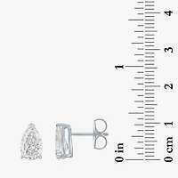 ( E-F/Si1-Si2 ) 2 CT. T.W. Lab-Grown Diamond 14K Gold 8.8mm Pear Stud Earrings