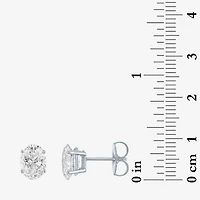 ( E-F/Si1-Si2 ) 2 CT. T.W. Lab-Grown Diamond 14K Gold 8mm Oval Stud Earrings