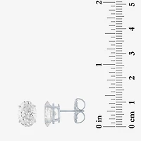 ( E-F/Si1 Si2 ) 4 CT. T.W. Lab-Grown Diamond 14K Gold 9.8mm Oval Stud Earrings