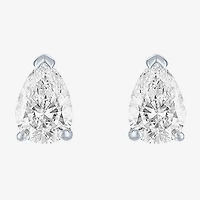 ( E-F/ Si1-Si2 ) 1/2 CT. T.W. Lab-Grown Diamond 10K Gold 5.4mm Pear Stud Earrings