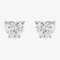 ( E-F/Si1-Si2 ) 2 CT. T.W. Lab-Grown Diamond 14K Gold 7.3mm Heart Stud Earrings