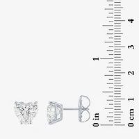 ( E-F/Si1-Si2 ) 4 CT. T.W. Lab-Grown Diamond 14K Gold 8.5mm Heart Stud Earrings
