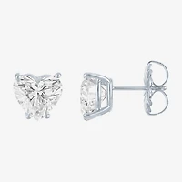 ( E-F/Si1-Si2 ) 4 CT. T.W. Lab-Grown Diamond 14K Gold 8.5mm Heart Stud Earrings