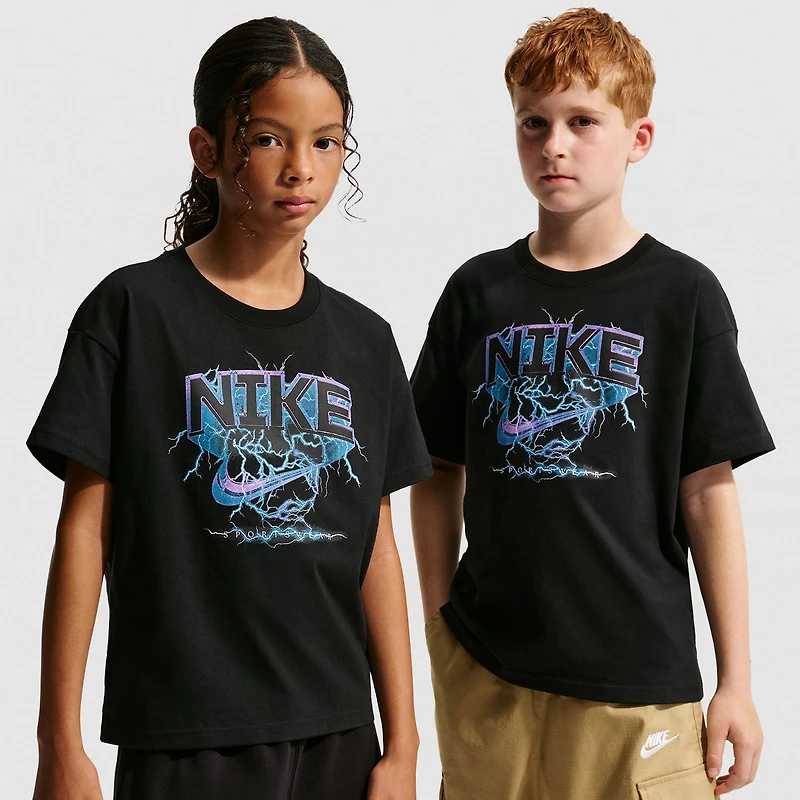 Nike Big Kid Unisex Crew Neck Short Sleeve Regular Fit Graphic T-Shirt