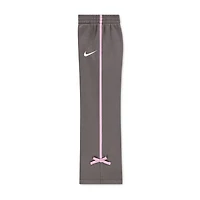Nike Little Girls Straight Regular Fit Fleece Pull-On Pant