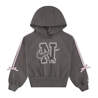 Nike Little Girls Long Sleeve Fleece Active Hoodie