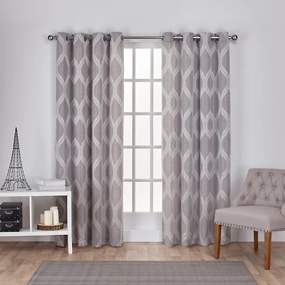 Exclusive Home Curtains Montrose Grommet Top Light-Filtering Set of 2 Curtain Panel