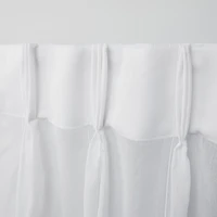 Exclusive Home Curtains Penny Pinch Pleat Sheer Set of 2 Curtain Panel