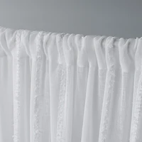 Exclusive Home Curtains Santos Rod Pocket Sheer Set of 2 Curtain Panel