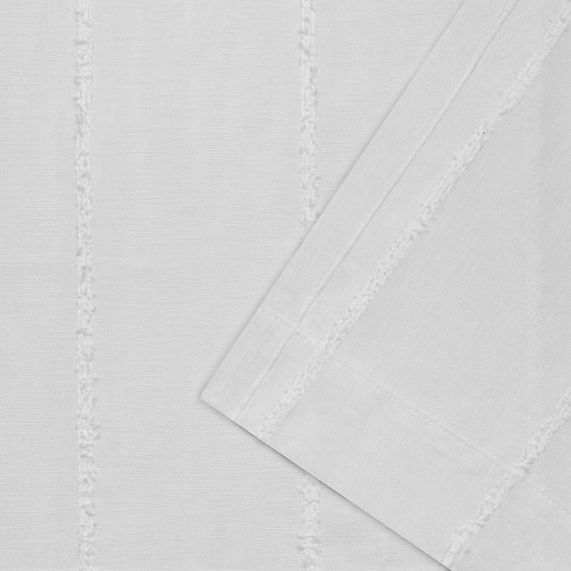 Exclusive Home Curtains Santos Rod Pocket Sheer Set of 2 Curtain Panel