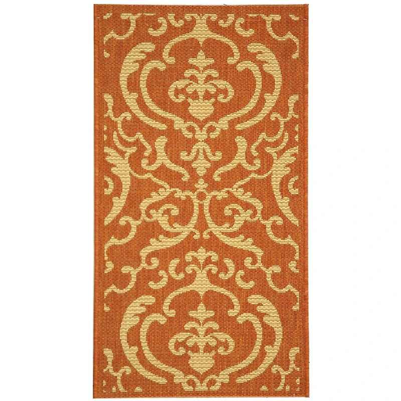 Courtyard Allover Scrolls Indoor/Outdoor Rectangular Rugs