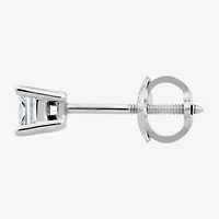 Premier Collection 1/4 CT. T.W. Natural Princess-Cut Diamond Stud Earrings